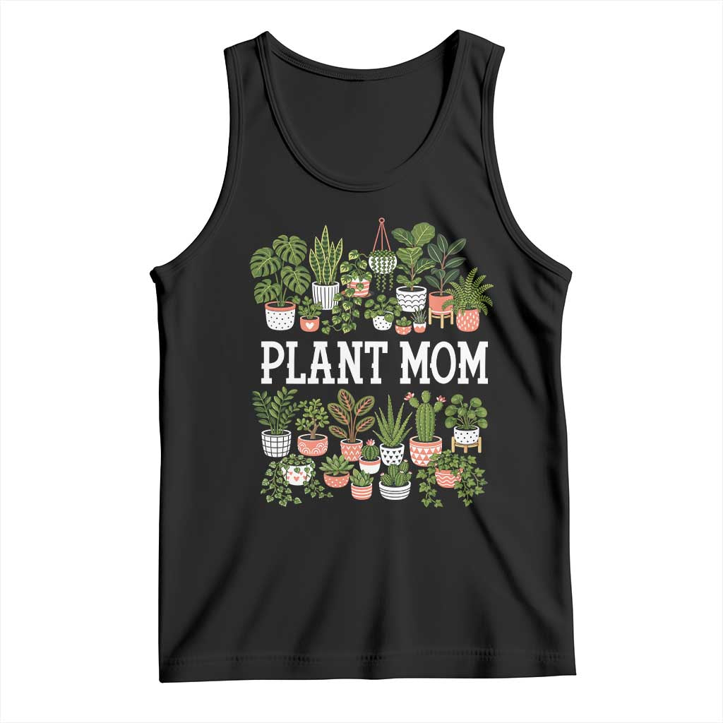 Plant Mom Tank Top Funny Plant Lady Mama Floral Garden