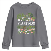 Plant Mom Youth Sweatshirt Funny Plant Lady Mama Floral Garden