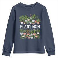 Plant Mom Youth Sweatshirt Funny Plant Lady Mama Floral Garden