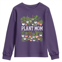 Plant Mom Youth Sweatshirt Funny Plant Lady Mama Floral Garden