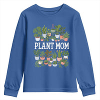 Plant Mom Youth Sweatshirt Funny Plant Lady Mama Floral Garden
