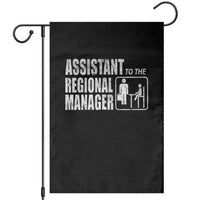 Assistant To The Regional Manager Garden Flag Funny Dad Baby Matching