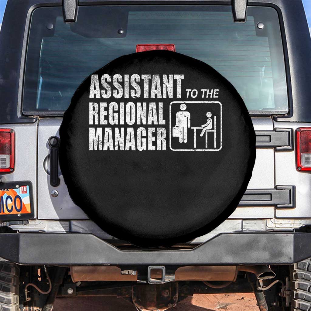 Assistant To The Regional Manager Spare Tire Cover Funny Dad Baby Matching