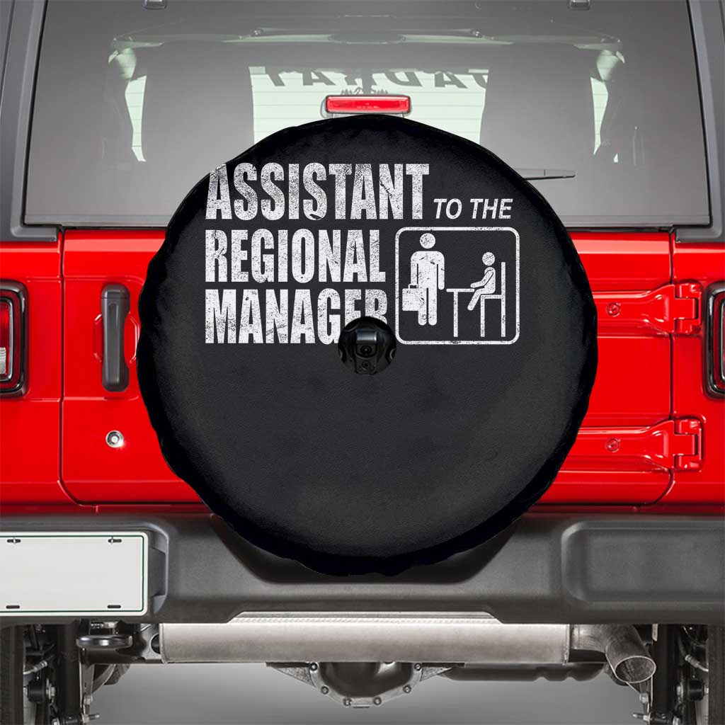 Assistant To The Regional Manager Spare Tire Cover Funny Dad Baby Matching