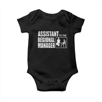 Assistant To The Regional Manager Baby Onesie Funny Dad Baby Matching