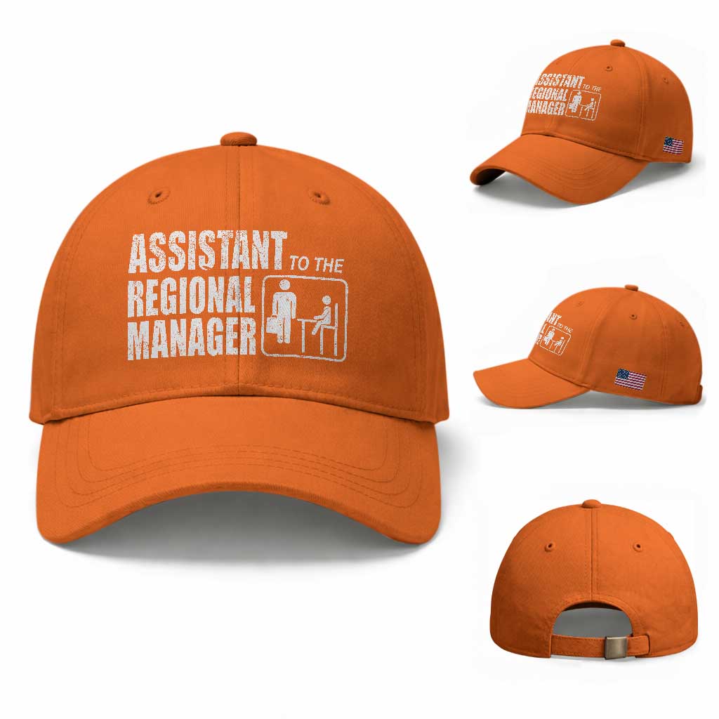Assistant To The Regional Manager Baseball Cap Funny Dad Baby Matching