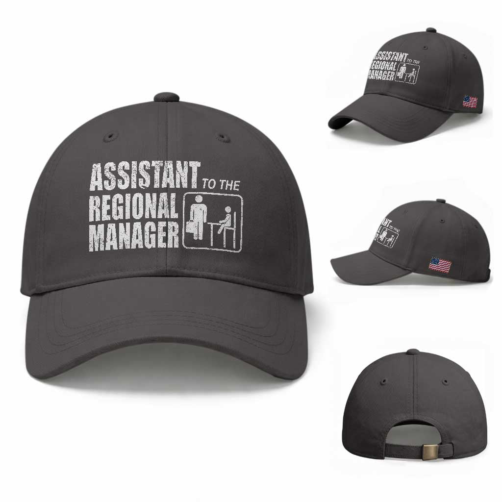 Assistant To The Regional Manager Baseball Cap Funny Dad Baby Matching