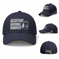 Assistant To The Regional Manager Baseball Cap Funny Dad Baby Matching