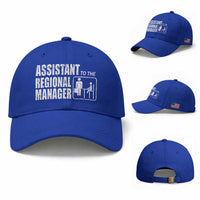 Assistant To The Regional Manager Baseball Cap Funny Dad Baby Matching