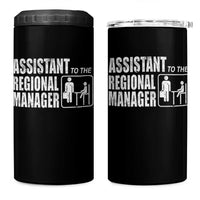 Assistant To The Regional Manager 4 in 1 Can Cooler Tumbler Funny Dad Baby Matching