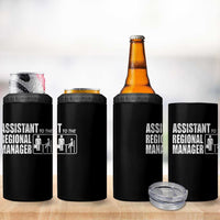 Assistant To The Regional Manager 4 in 1 Can Cooler Tumbler Funny Dad Baby Matching