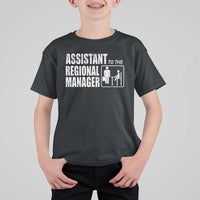 Assistant To The Regional Manager T Shirt For Kid Funny Dad Baby Matching