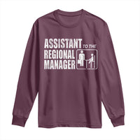 Assistant To The Regional Manager Long Sleeve Shirt Funny Dad Baby Matching