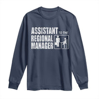Assistant To The Regional Manager Long Sleeve Shirt Funny Dad Baby Matching