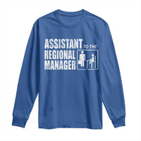 Assistant To The Regional Manager Long Sleeve Shirt Funny Dad Baby Matching