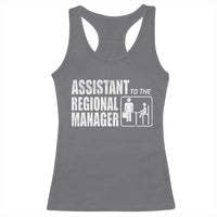 Assistant To The Regional Manager Racerback Tank Top Funny Dad Baby Matching