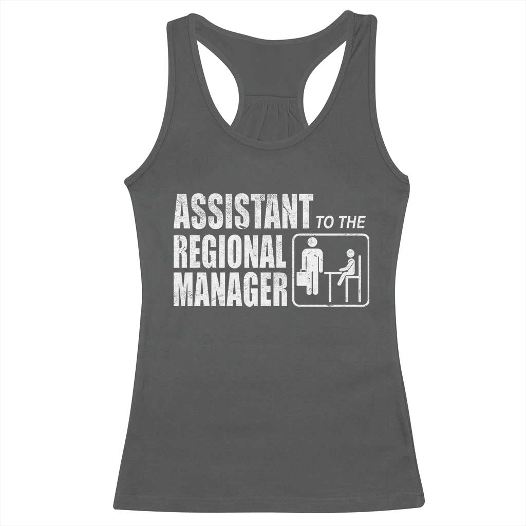 Assistant To The Regional Manager Racerback Tank Top Funny Dad Baby Matching