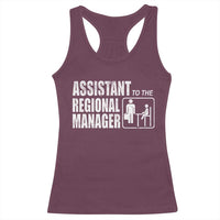 Assistant To The Regional Manager Racerback Tank Top Funny Dad Baby Matching