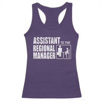 Assistant To The Regional Manager Racerback Tank Top Funny Dad Baby Matching