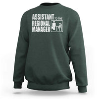 Assistant To The Regional Manager Sweatshirt Funny Dad Baby Matching