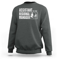 Assistant To The Regional Manager Sweatshirt Funny Dad Baby Matching