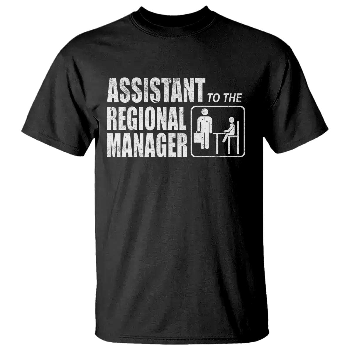 Assistant To The Regional Manager T Shirt Funny Dad Baby Matching