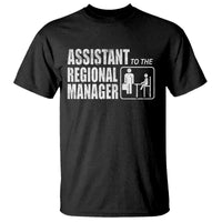 Assistant To The Regional Manager T Shirt Funny Dad Baby Matching
