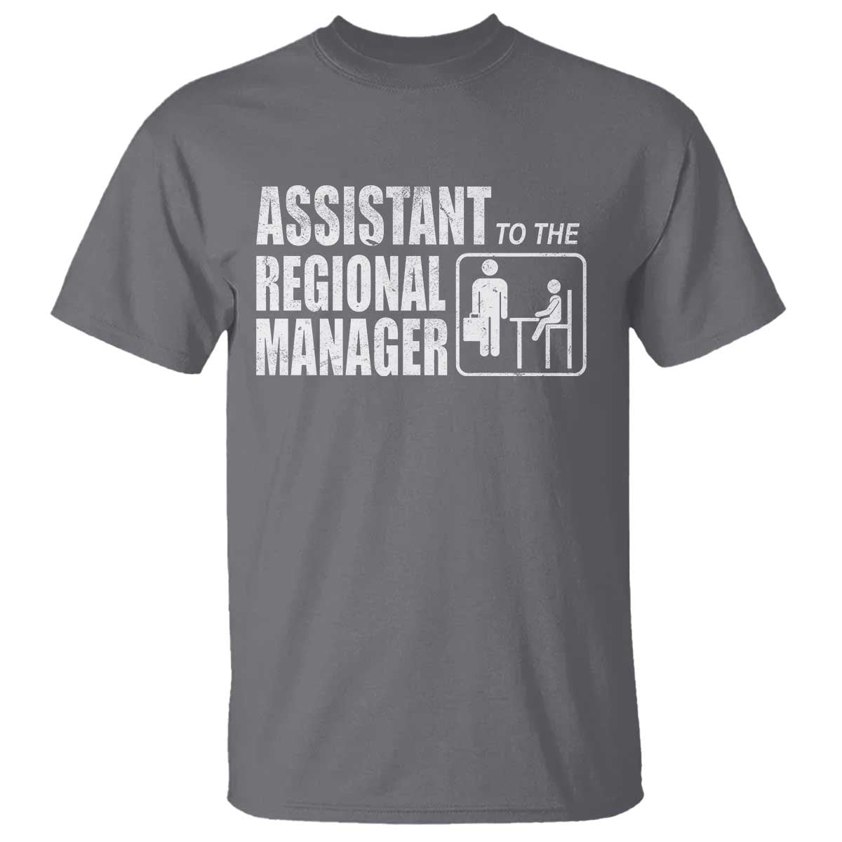 Assistant To The Regional Manager T Shirt Funny Dad Baby Matching