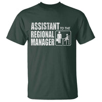Assistant To The Regional Manager T Shirt Funny Dad Baby Matching