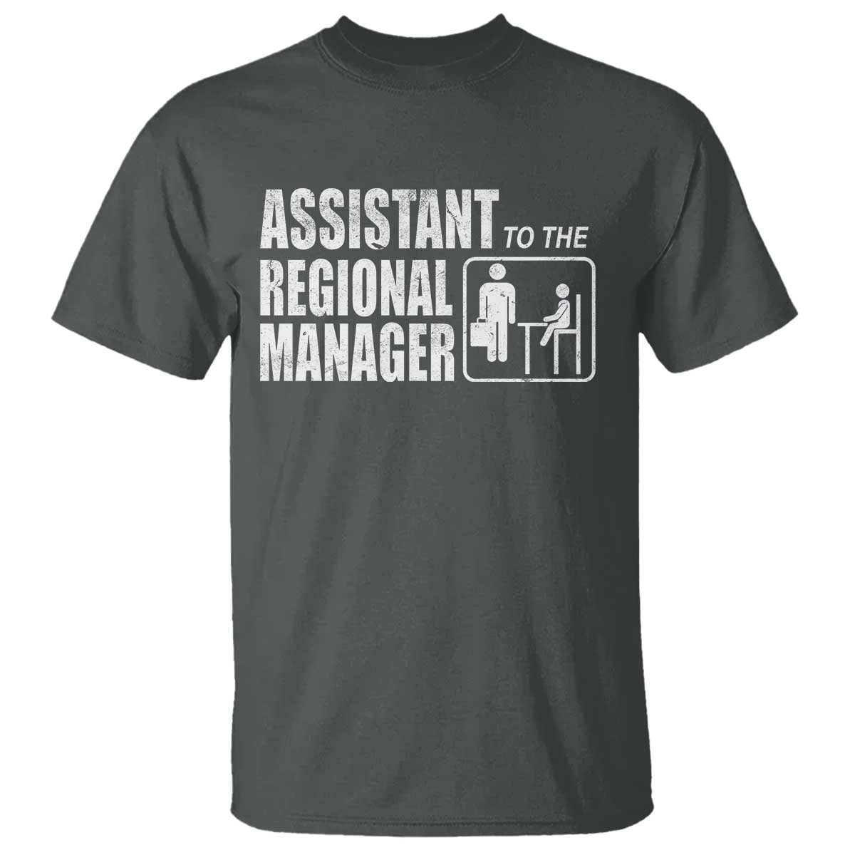 Assistant To The Regional Manager T Shirt Funny Dad Baby Matching