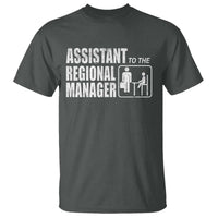 Assistant To The Regional Manager T Shirt Funny Dad Baby Matching