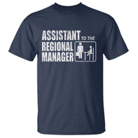 Assistant To The Regional Manager T Shirt Funny Dad Baby Matching