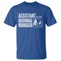 Assistant To The Regional Manager T Shirt Funny Dad Baby Matching