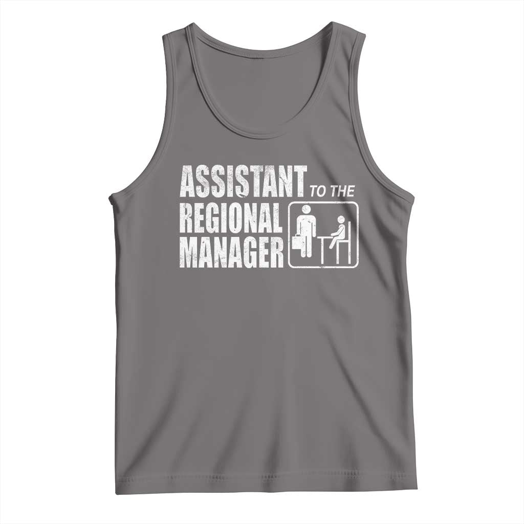 Assistant To The Regional Manager Tank Top Funny Dad Baby Matching