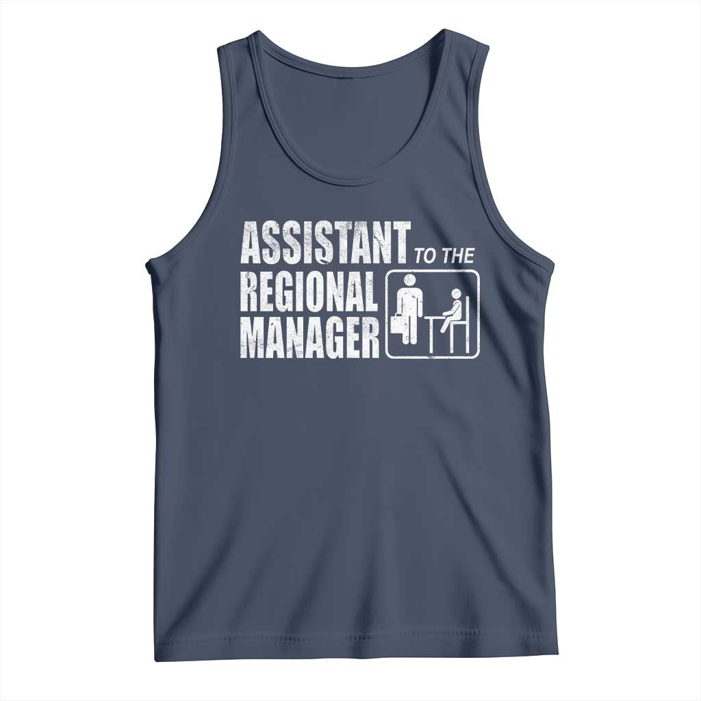 Assistant To The Regional Manager Tank Top Funny Dad Baby Matching