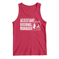 Assistant To The Regional Manager Tank Top Funny Dad Baby Matching