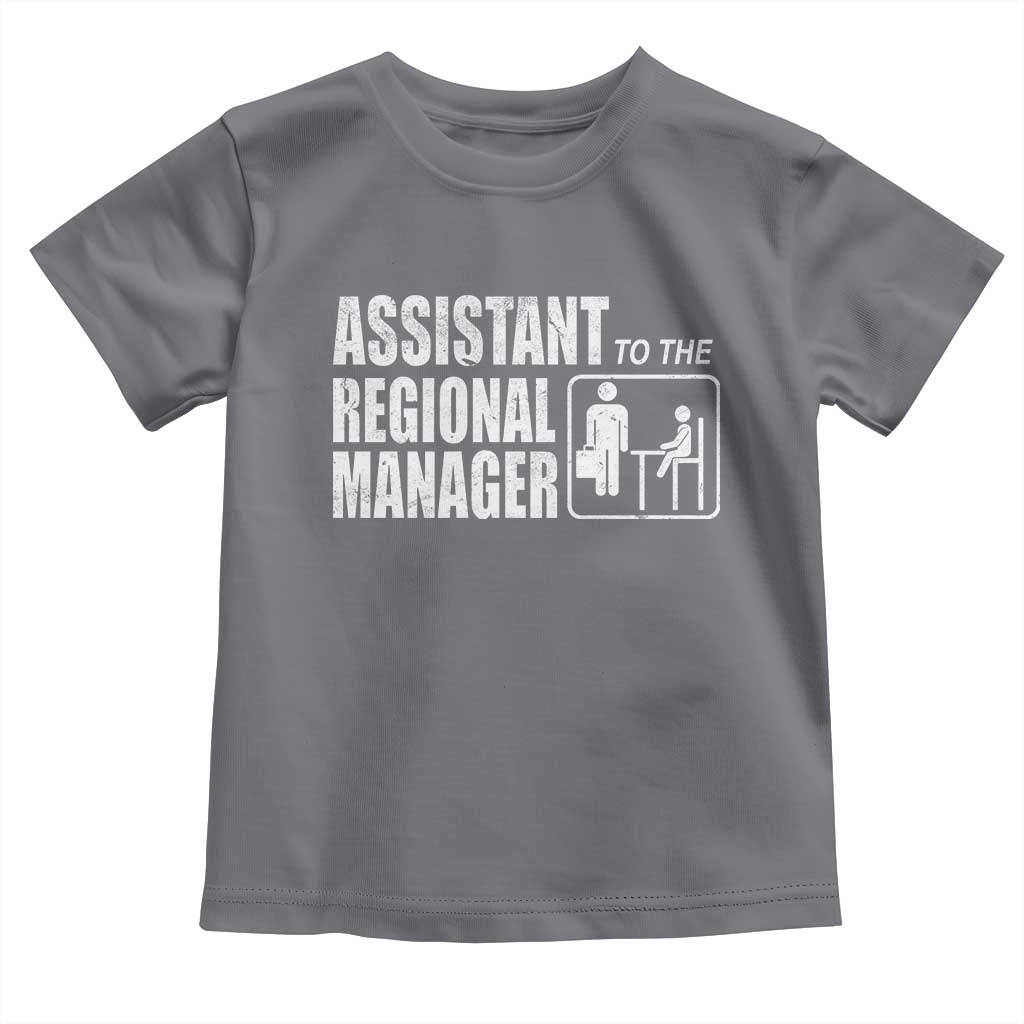 Assistant To The Regional Manager Toddler T Shirt Funny Dad Baby Matching