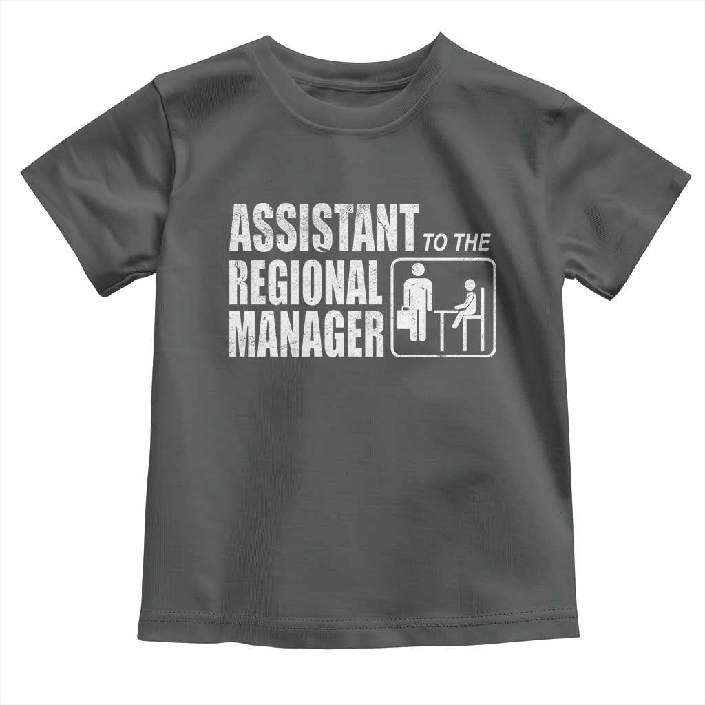 Assistant To The Regional Manager Toddler T Shirt Funny Dad Baby Matching