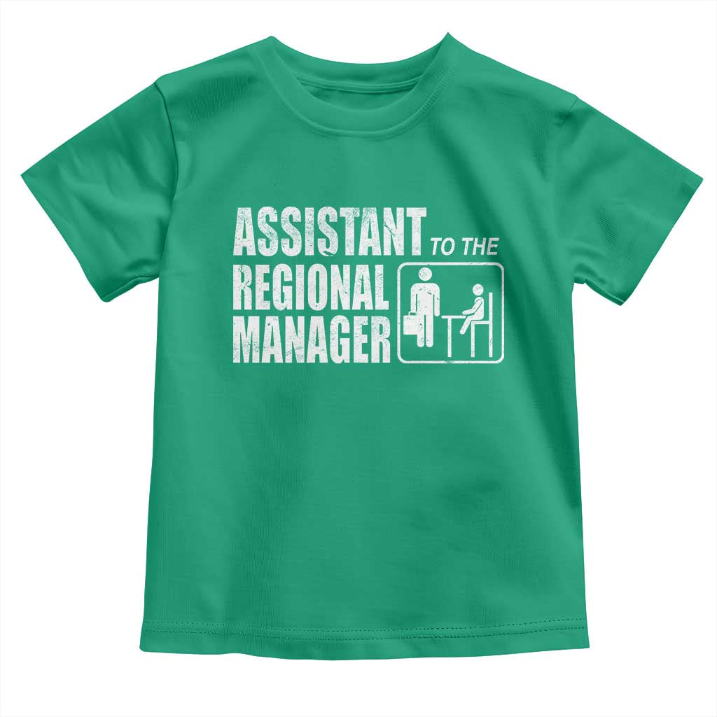 Assistant To The Regional Manager Toddler T Shirt Funny Dad Baby Matching