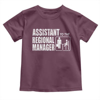 Assistant To The Regional Manager Toddler T Shirt Funny Dad Baby Matching
