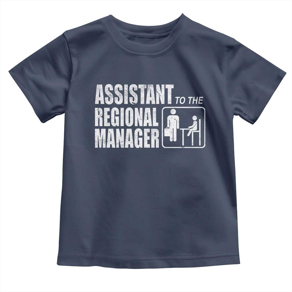 Assistant To The Regional Manager Toddler T Shirt Funny Dad Baby Matching
