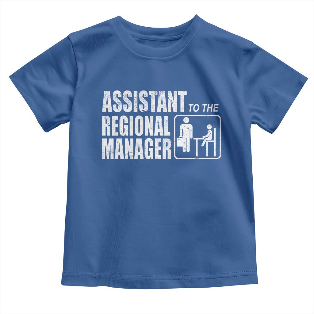 Assistant To The Regional Manager Toddler T Shirt Funny Dad Baby Matching