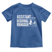 Assistant To The Regional Manager Toddler T Shirt Funny Dad Baby Matching
