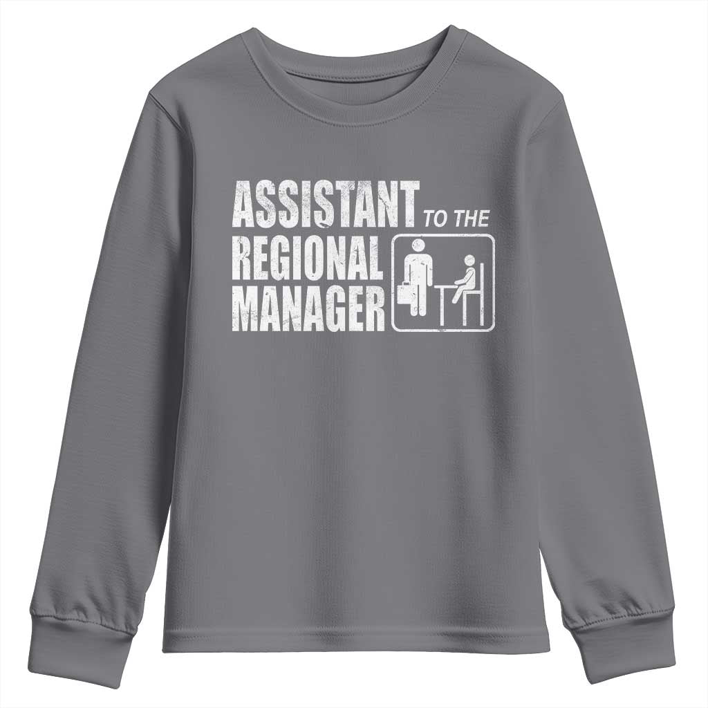 Assistant To The Regional Manager Youth Sweatshirt Funny Dad Baby Matching