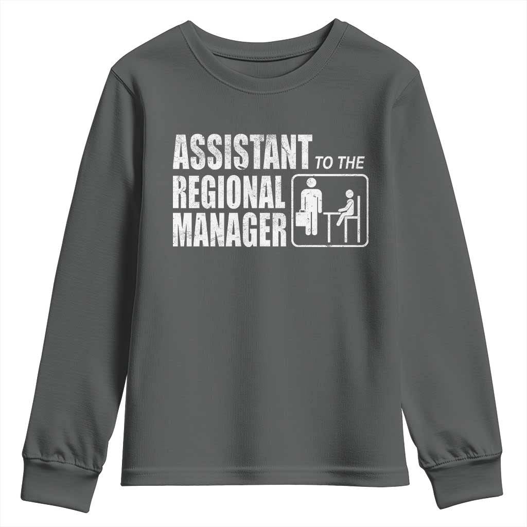 Assistant To The Regional Manager Youth Sweatshirt Funny Dad Baby Matching