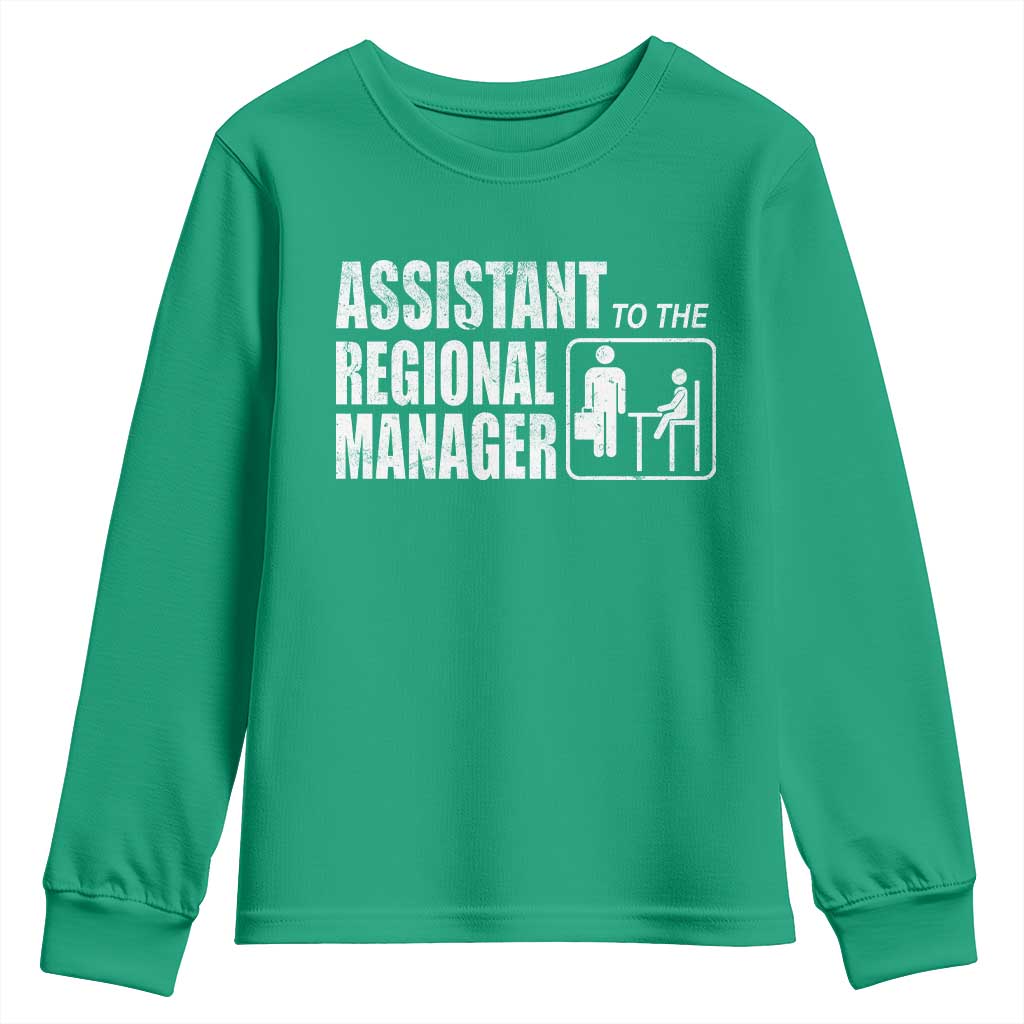 Assistant To The Regional Manager Youth Sweatshirt Funny Dad Baby Matching