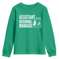 Assistant To The Regional Manager Youth Sweatshirt Funny Dad Baby Matching