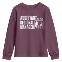 Assistant To The Regional Manager Youth Sweatshirt Funny Dad Baby Matching