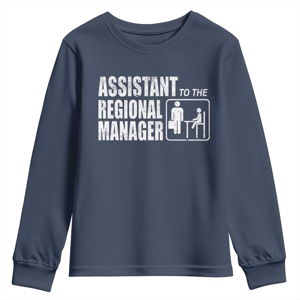 Assistant To The Regional Manager Youth Sweatshirt Funny Dad Baby Matching