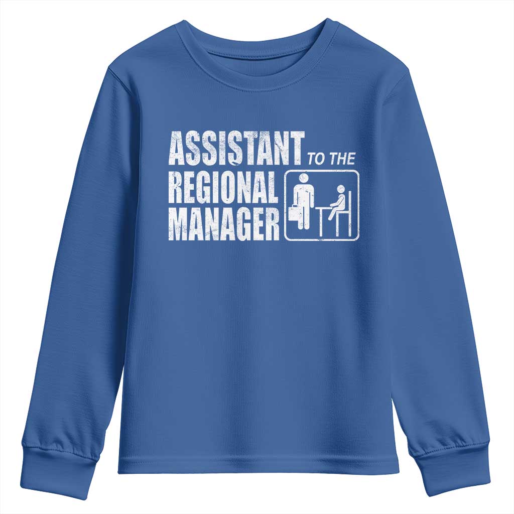 Assistant To The Regional Manager Youth Sweatshirt Funny Dad Baby Matching